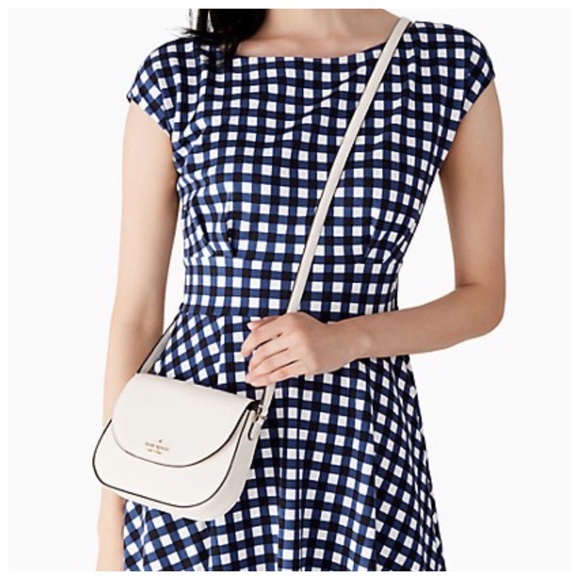 Kate Spade leila mini flap crossbody in parchment - Picture 2 of 10